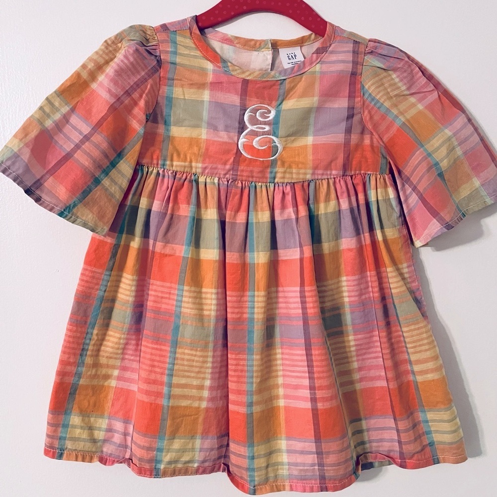 Baby Gap Plaid Easter Dress